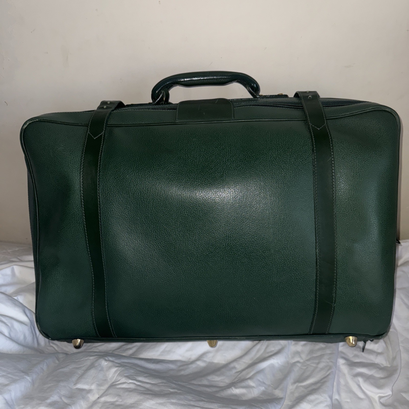 Vintage Green Gucci Luggage Suitcase — Excellent Condition