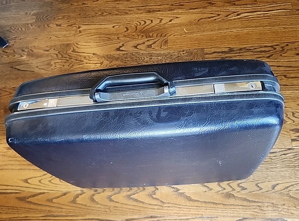 Samsonite Vintage 80s Luggage Suitcase Original