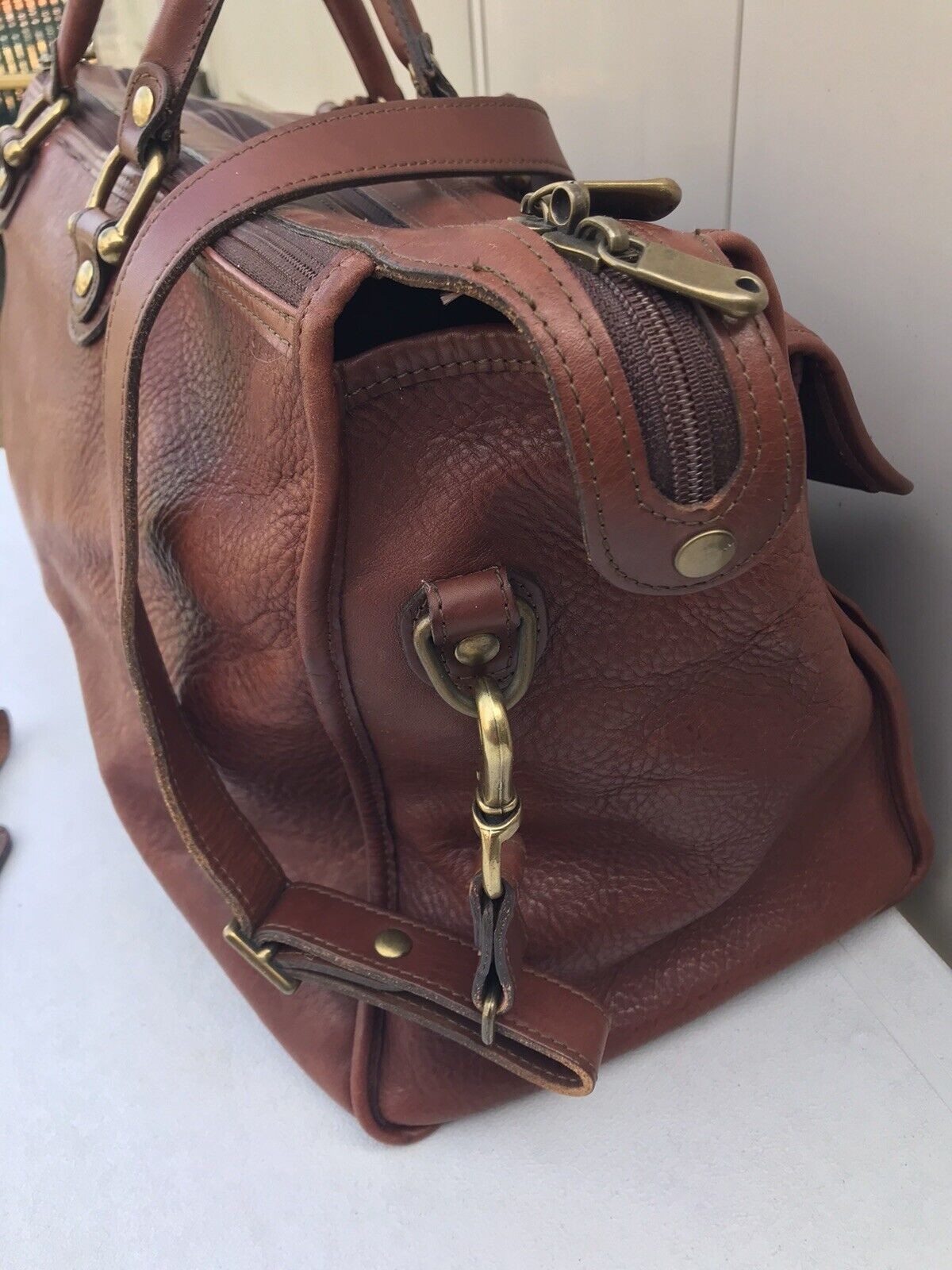 Vintage~ Hartmann ~ Belting Leather Carry On Luggage + Lock Key