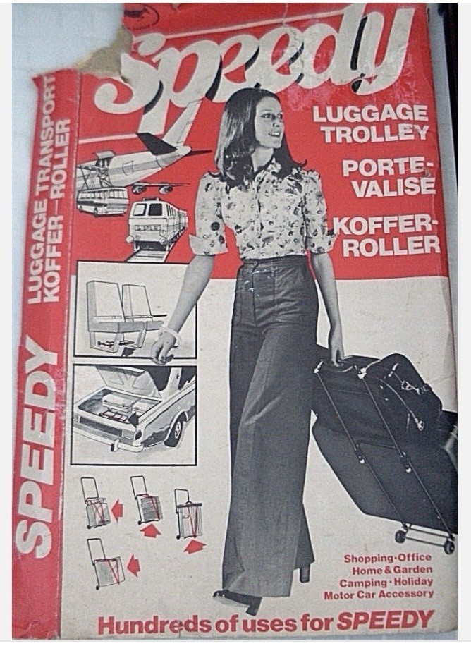 Rare Retro 1970’s NORLAND GAZELLE England SPEEDY Luggage Trolley MULTI-PURPOSE