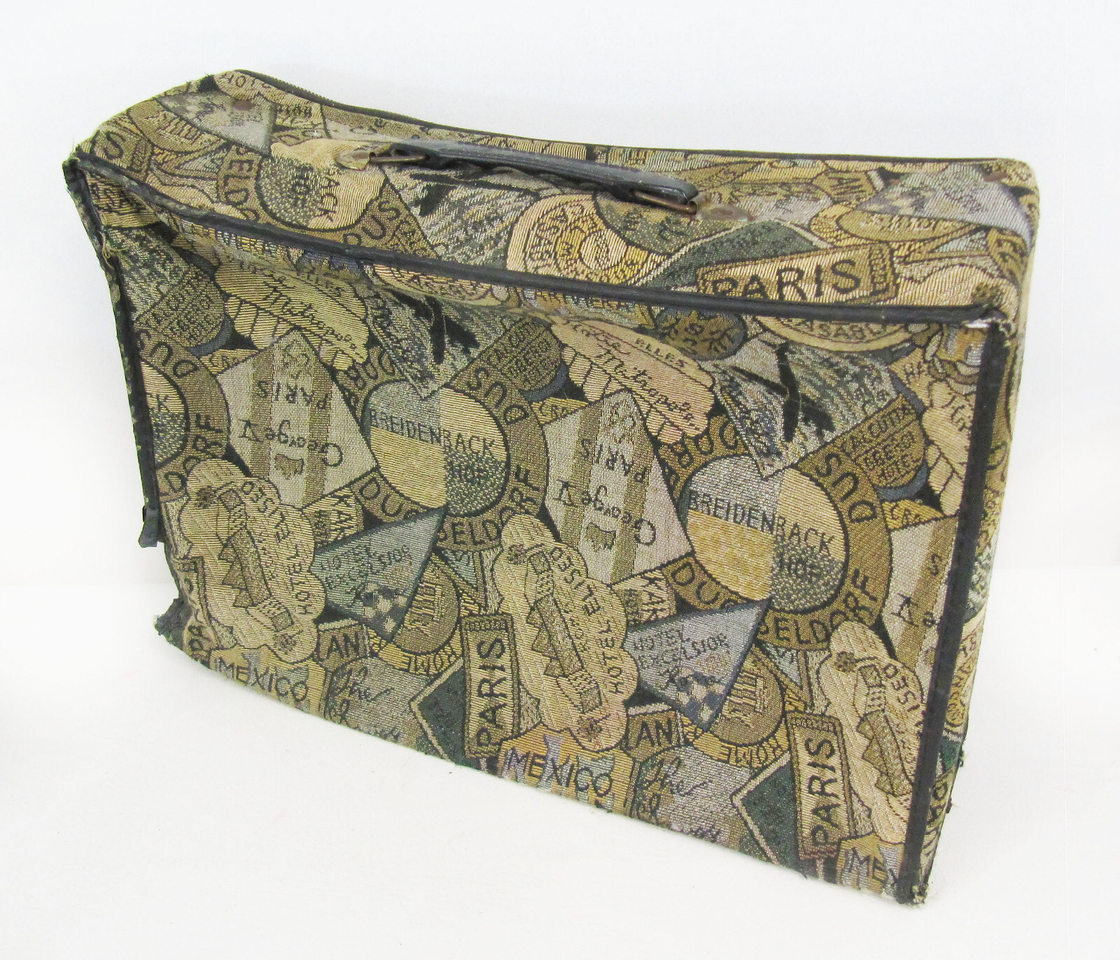 Vintage Swift Tapestry Bohemian Travel Suitcase