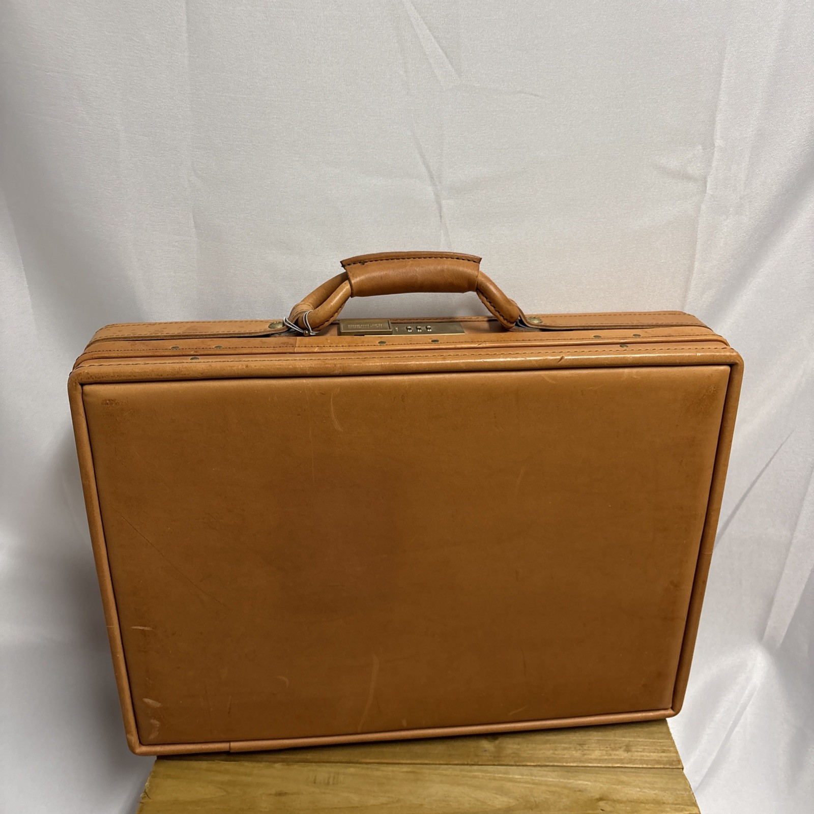 Vintage 1960s Hartmann Belting Leather Attache Briefcase w/ Tags NEW