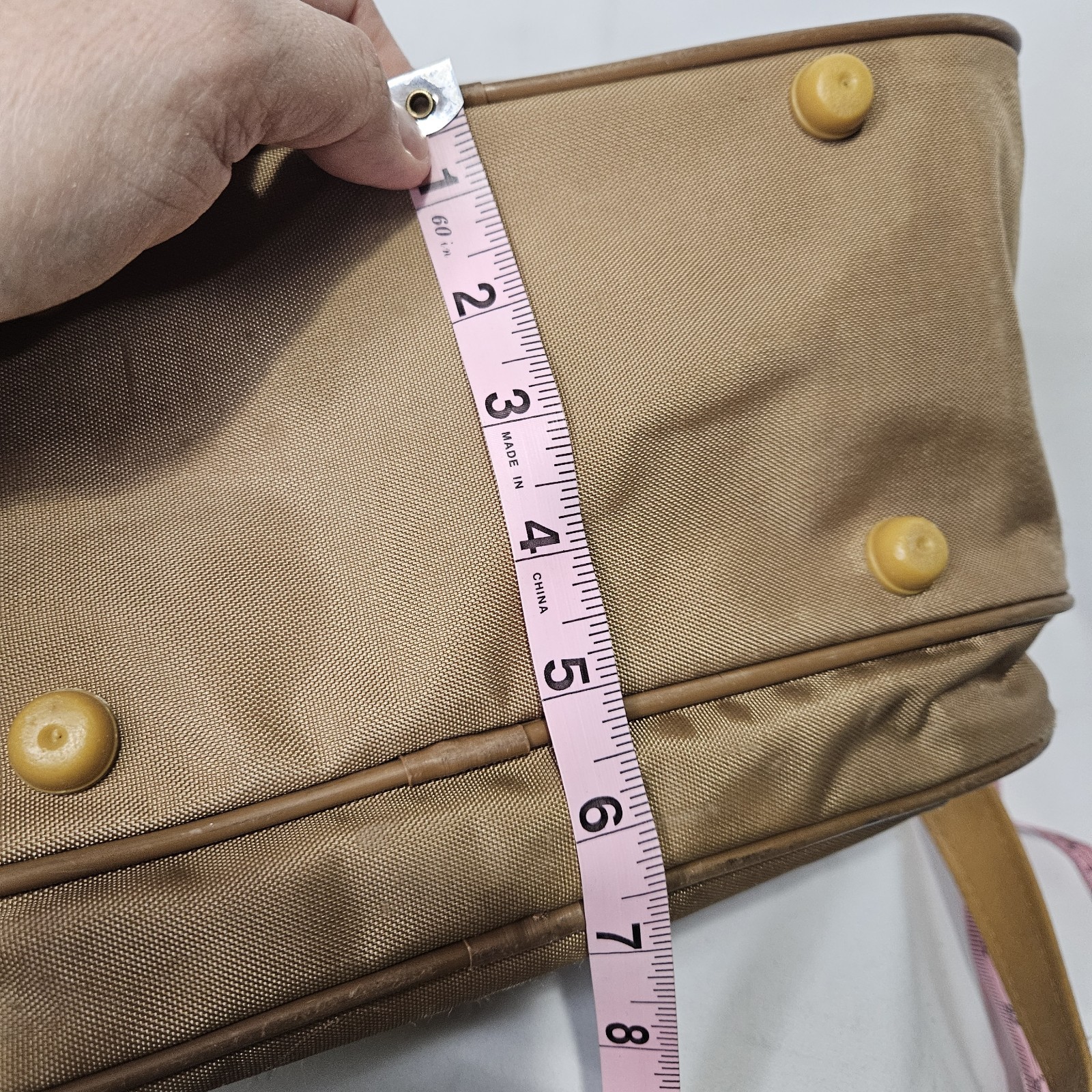 Vintage 1980s Samsonite Special Edition Carry-on Shoulder Crossbody 16″ Bag Tan