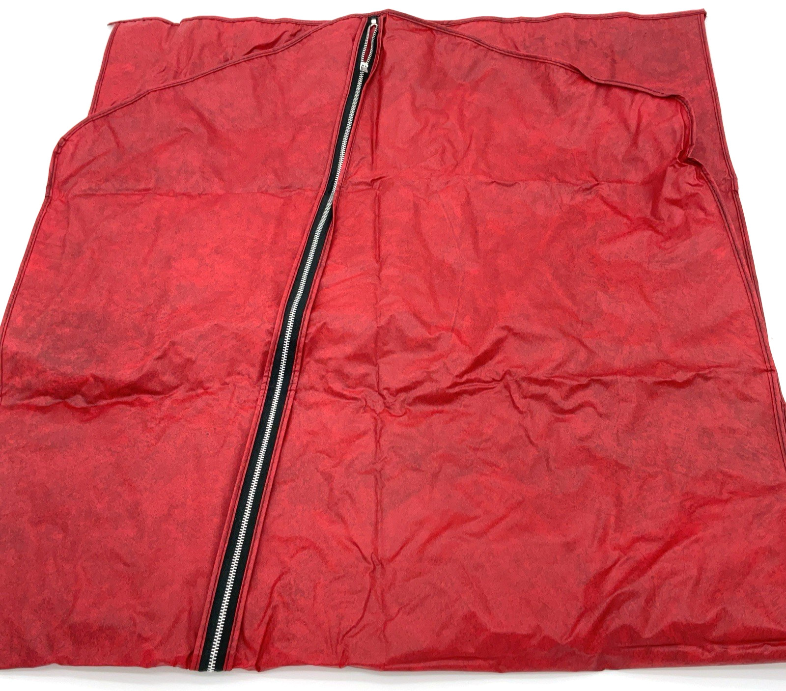 Vtg 1970 JcPenney 3-Piece Luggage Carrying Case Shoulder Bag Faux Red Leather