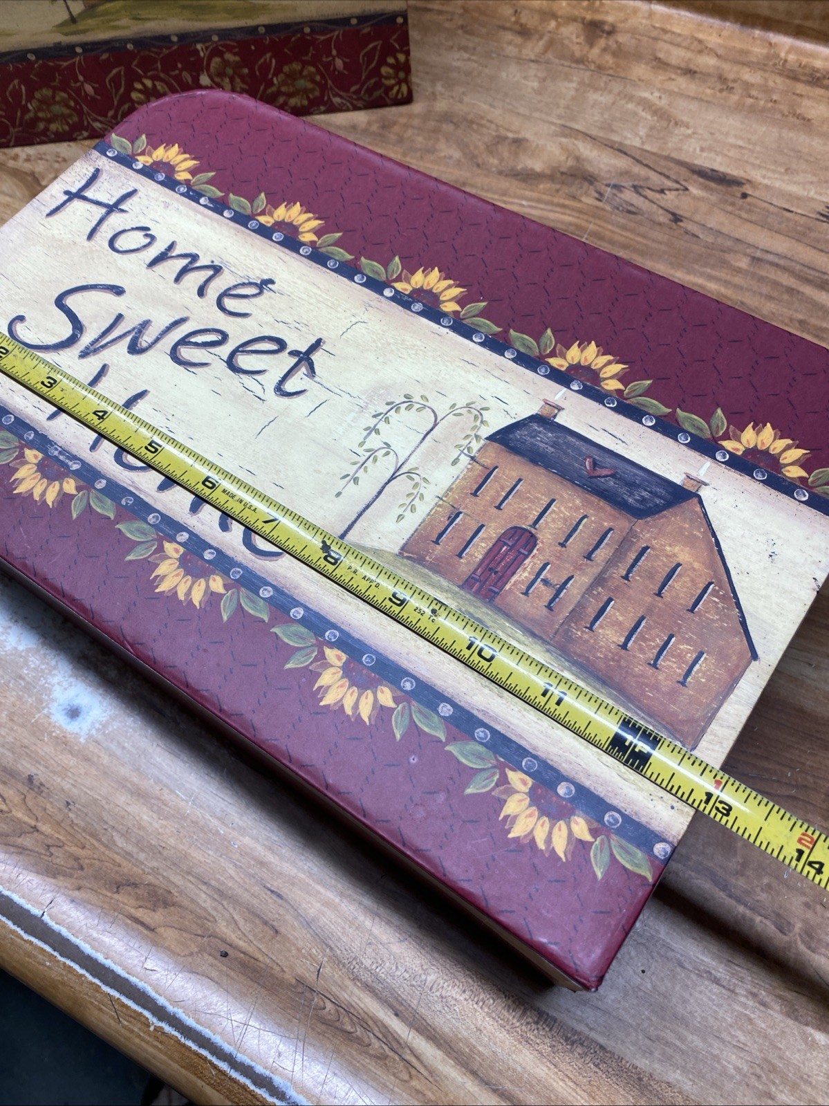 Paperboard Vintage Suitcase, Set of 3 Decorative Luggage, Bless our Home