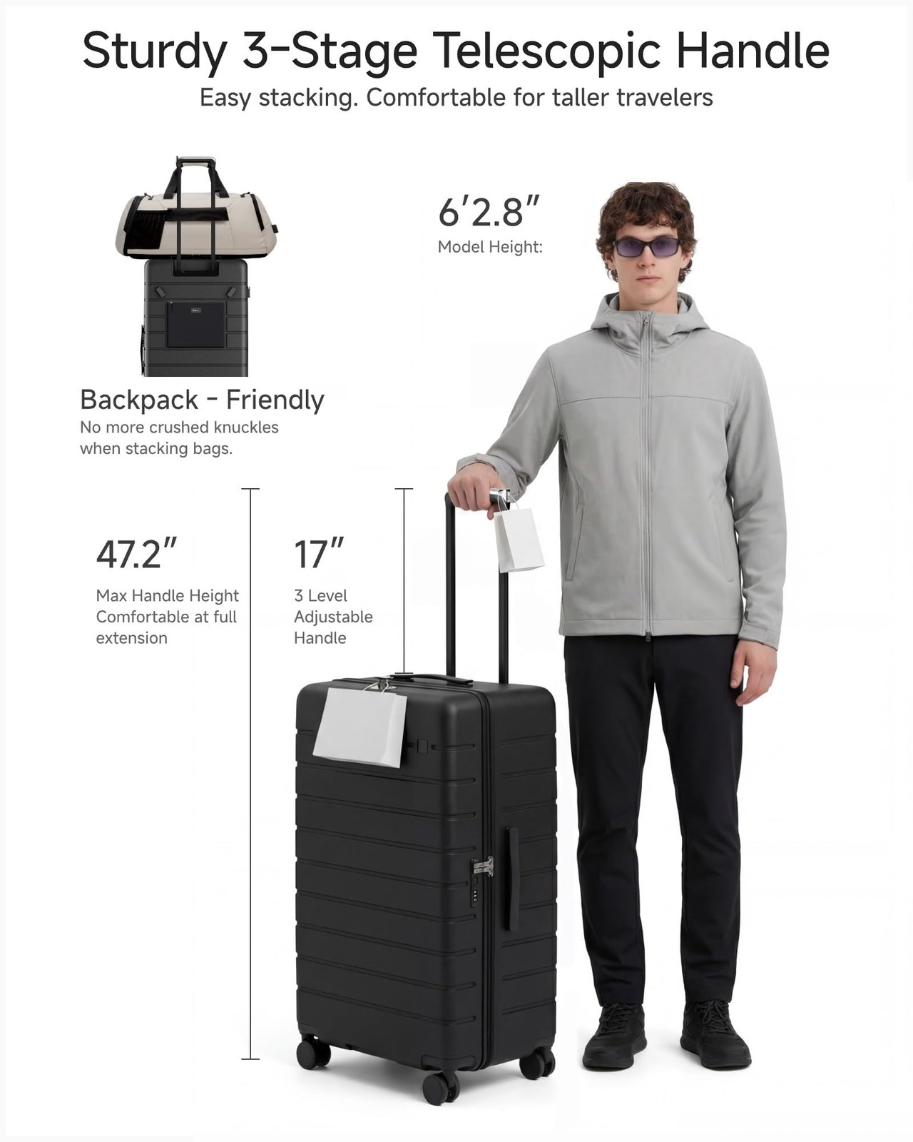 Luggex 30 Inch Trunk Luggage – Hup Polycarbonate Hardside Large Checked