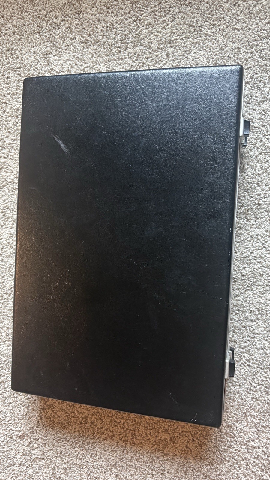 Vintage 60s Samsonite Briefcase Hardshell Case MCM Madmen 18x13x3 (MISSING KEY)