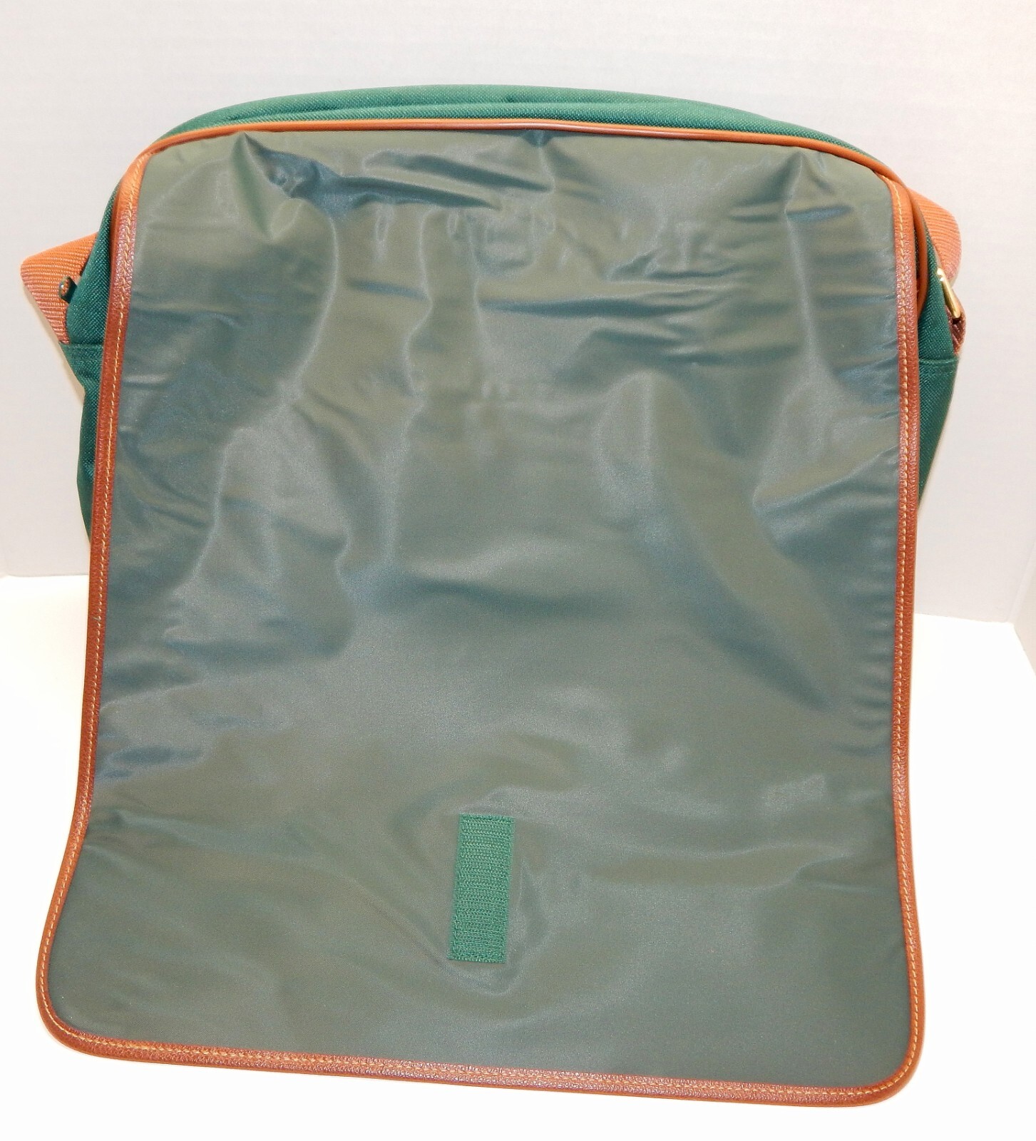 Ralph Lauren Polo Pony Large Green Canvas Carry On Messenger Laptop Bag