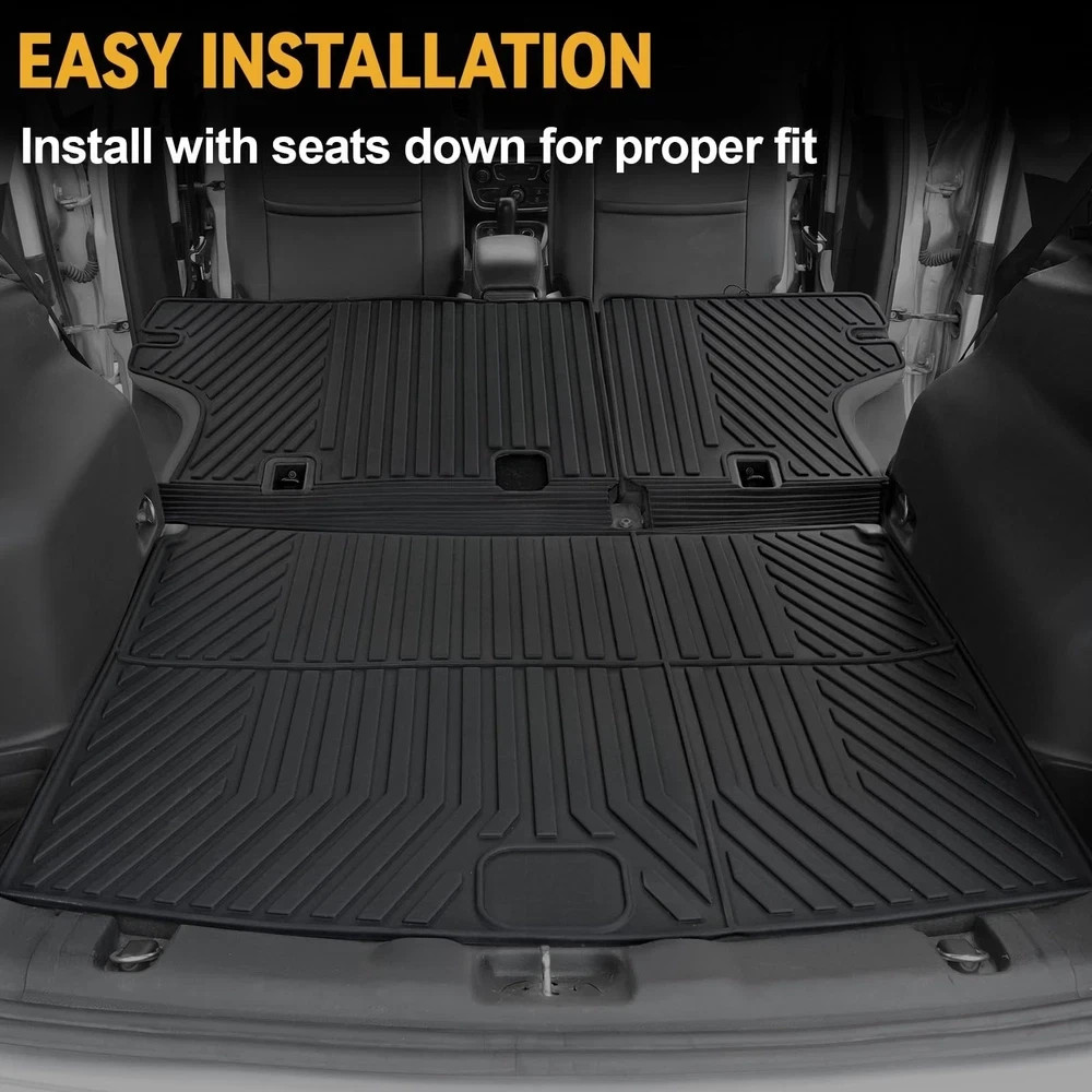 Floor Mats for Jeep Compass 2017-2025, All Weather Floor Mats Trunk Cargo Lin…