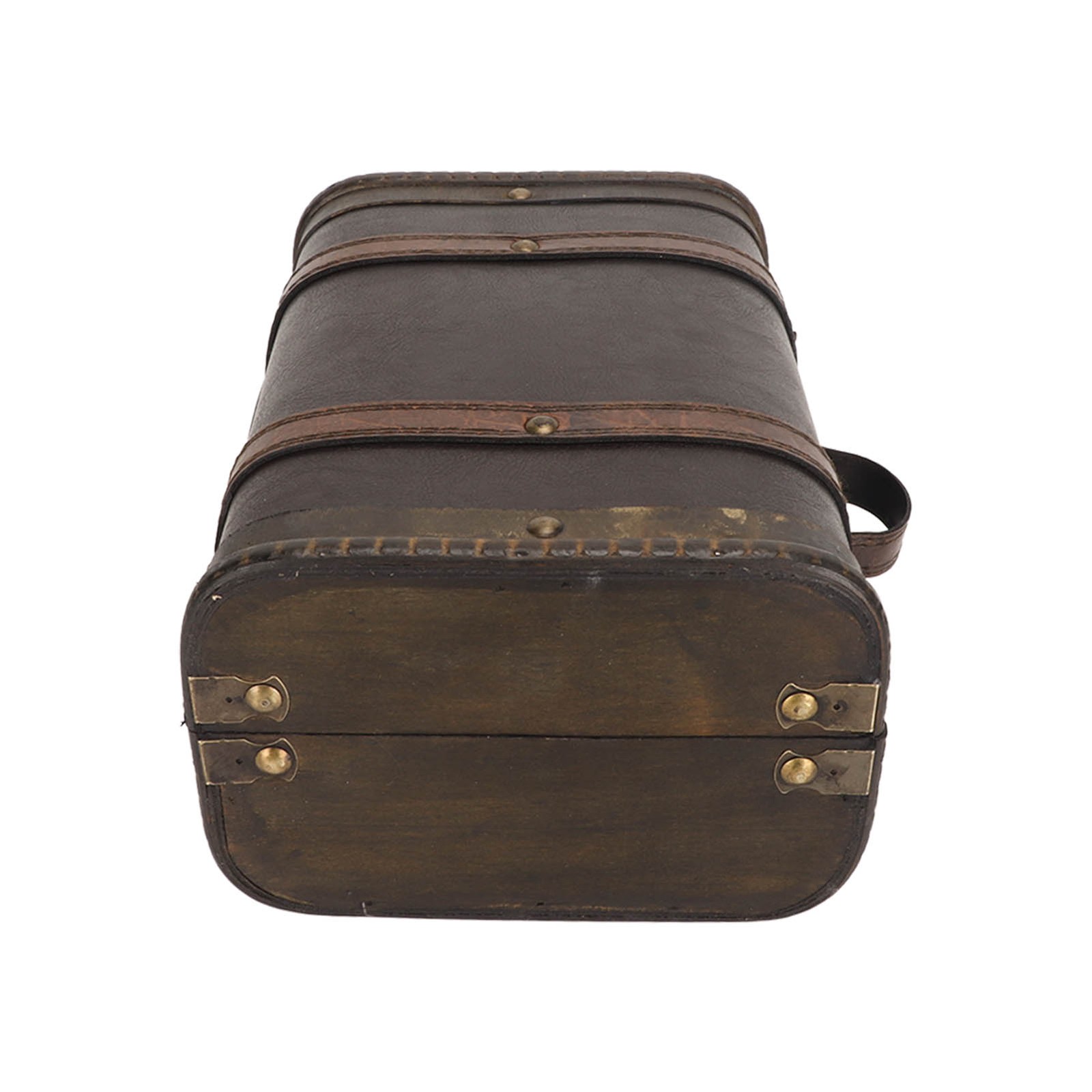 Retro Wooden Suitcase Practical Large Capacity Necklace Box For Travel NEW↑