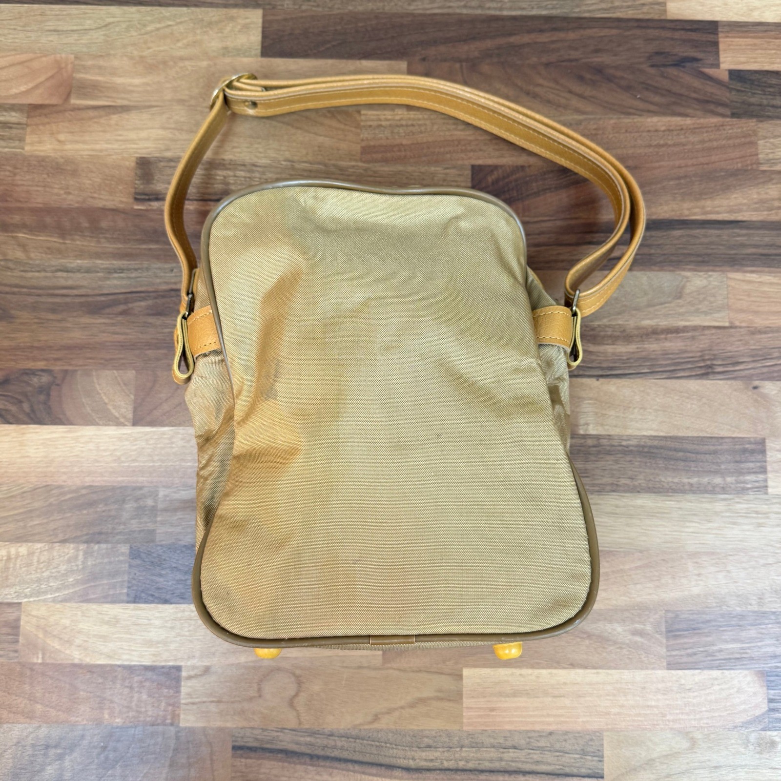 Samsonite Special Edition Tan Canvas Messenger Shoulder Bag Vintage fair