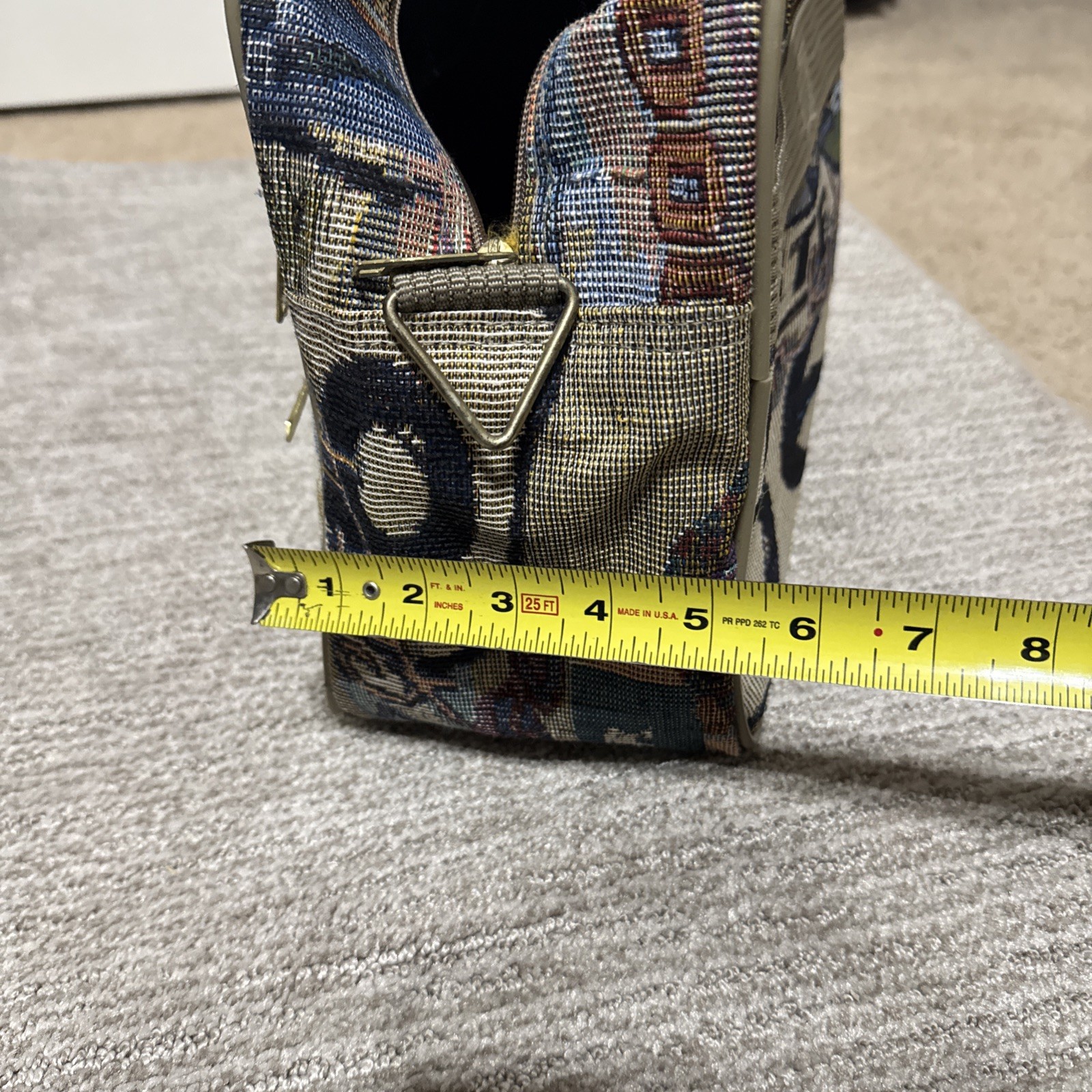 Vintage Pioneer Express Route 66 Tapestry Weekender Travel Carry on Luggage Bag