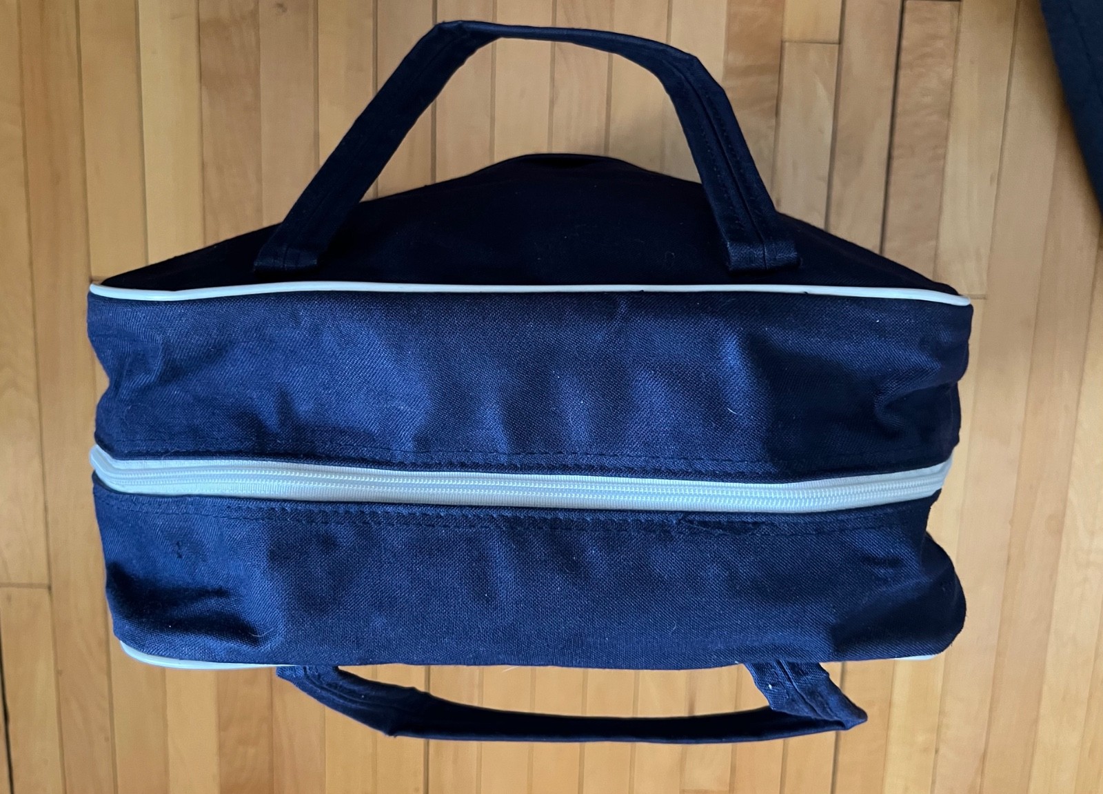 Vintage 1970’s Cunard QE2 Queen Elizabeth Cruise Wear Canvas Travel Tote Bag