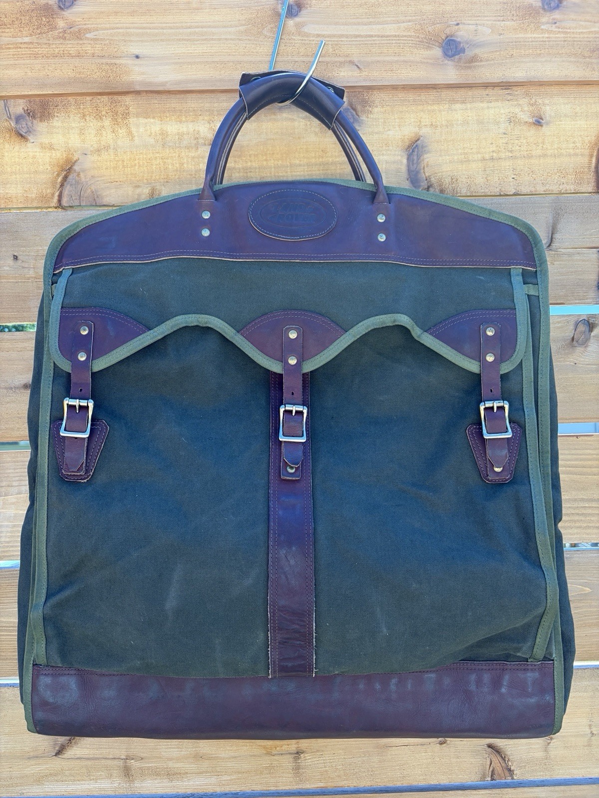 Rare Vintage Land Rover Suit Carrier/travel Garment Bag W/Hanger & Strap