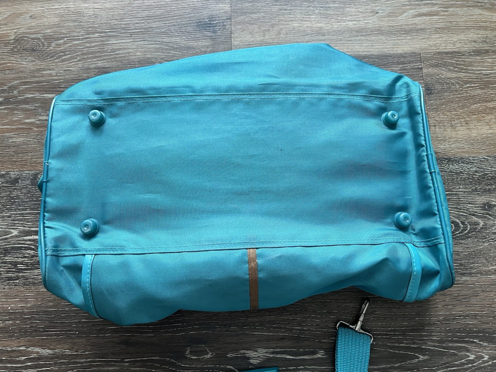 Vintage 90’s Givenchy Turquoise Duffle Travel Bag