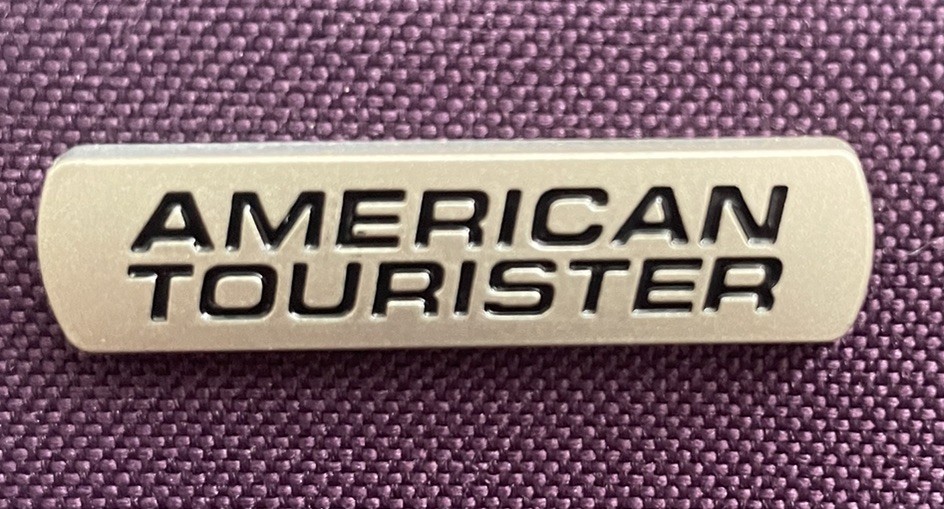 Vintage AMERICAN TOURISTER Travel Carry On Shoulder Bag Purple With Strap
