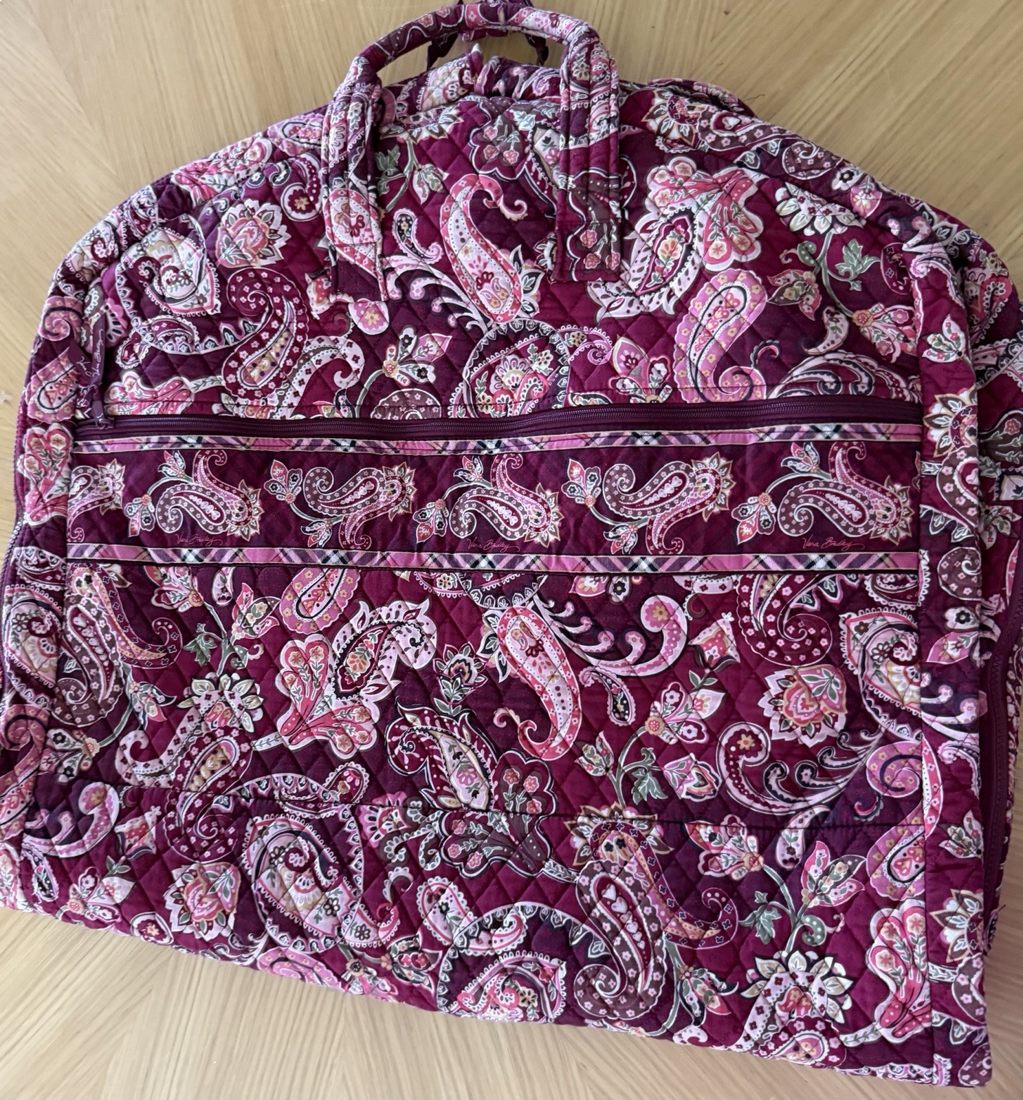 Vera Bradley Retired pattern piccadilly plum Hanging Garment Bag