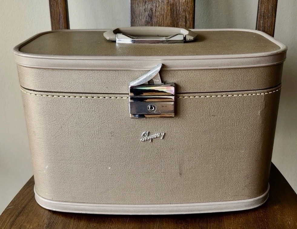 Vintage MCM Train Case EUC