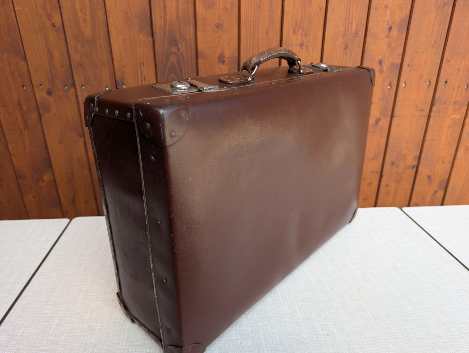 Vintage Suitcase Retro Travel Case 1950s 1960s Mid Century 4