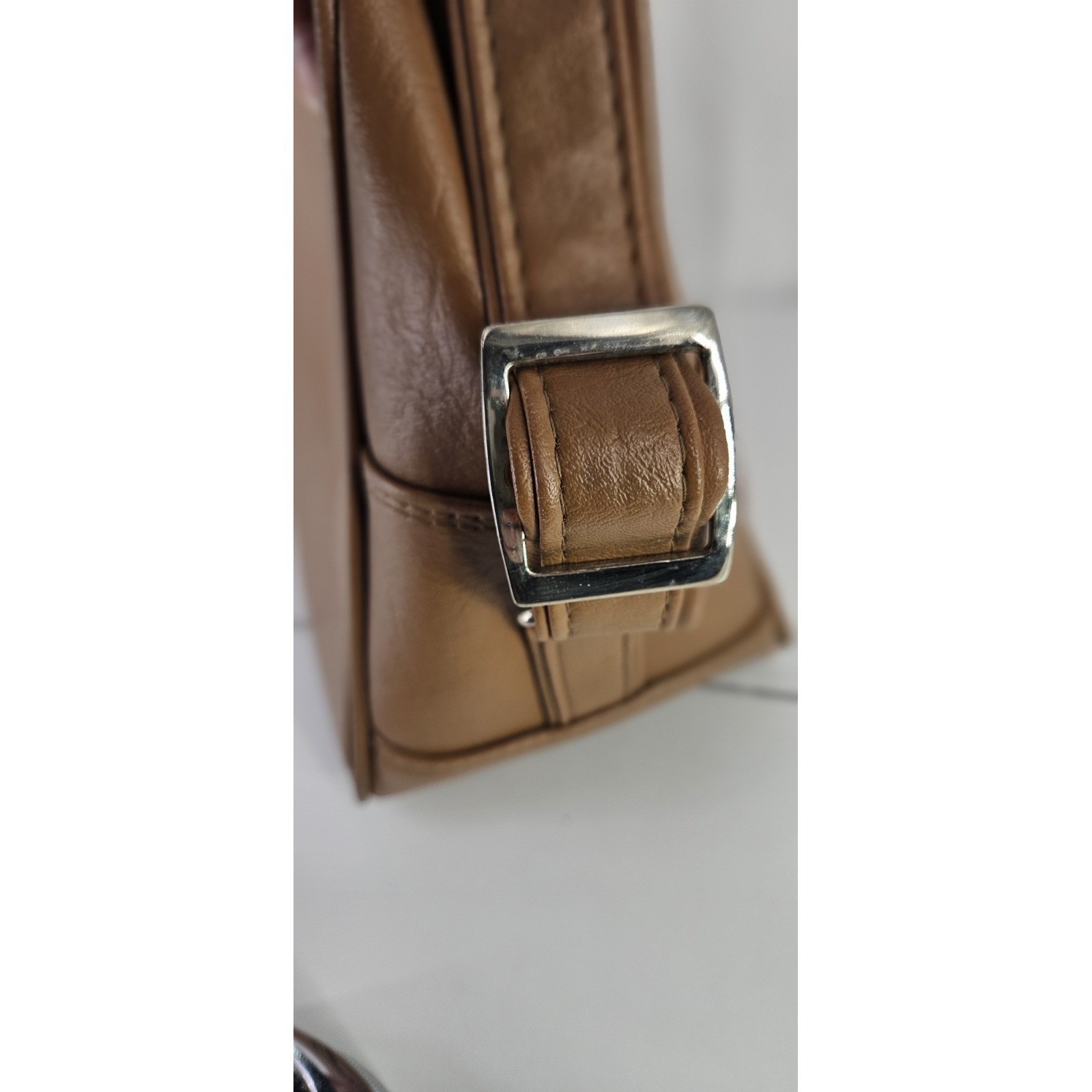 Samsonite Concord Shoulder Carry On Overnight Bag Tan/Brown Vinyl