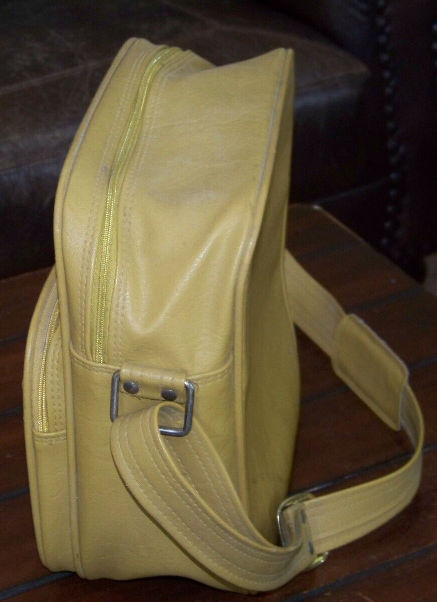 Vintage Samsonite Montbello II Shoulder Bag – 12″ x 11″ x 5.5″ – Yellow