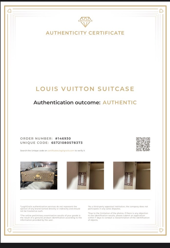 Louis Vuitton Cube Travel Suite Case Monogram Canvas Brown