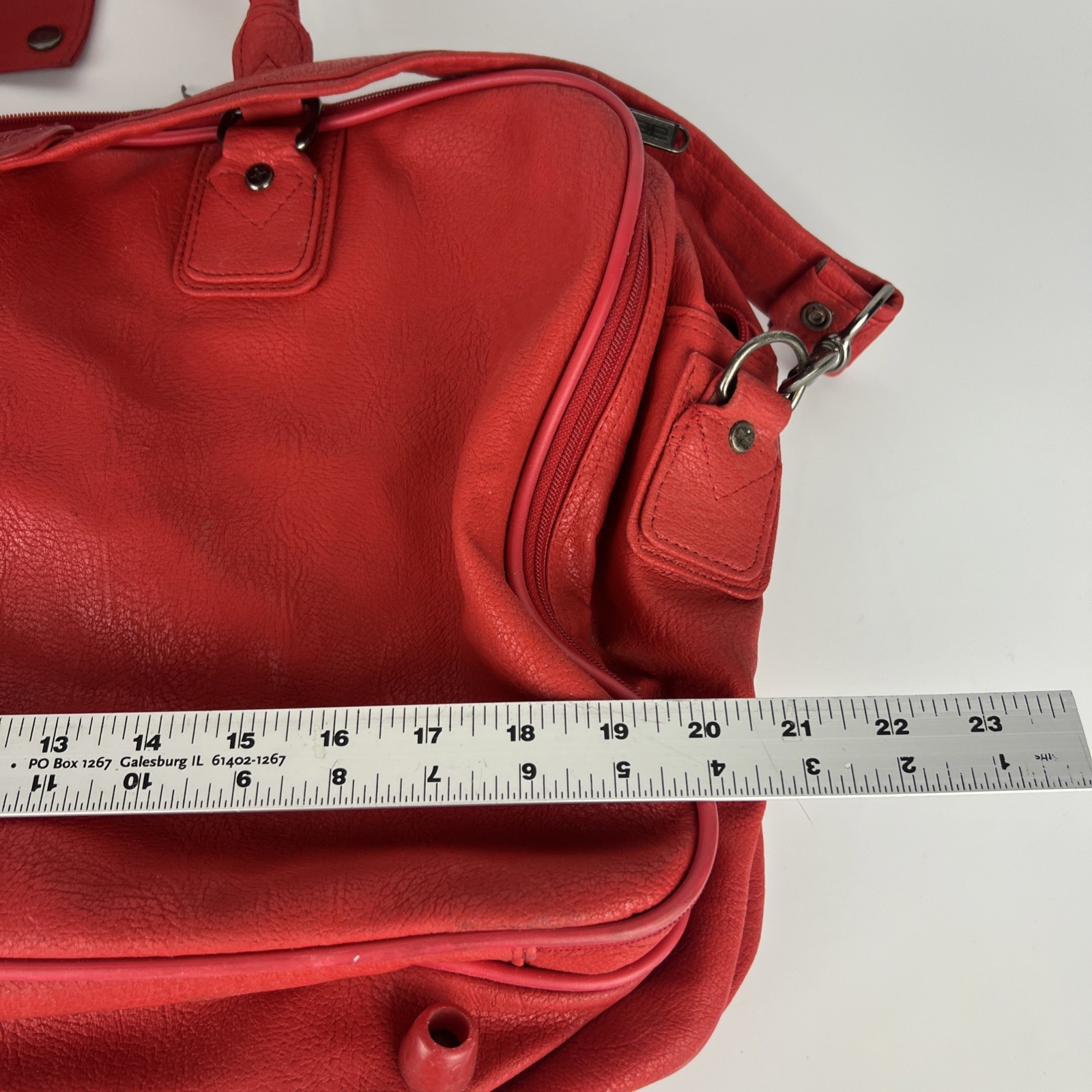 Amelia Earhart Coca-Cola Red Travel Duffel Shoulder Bag Vintage