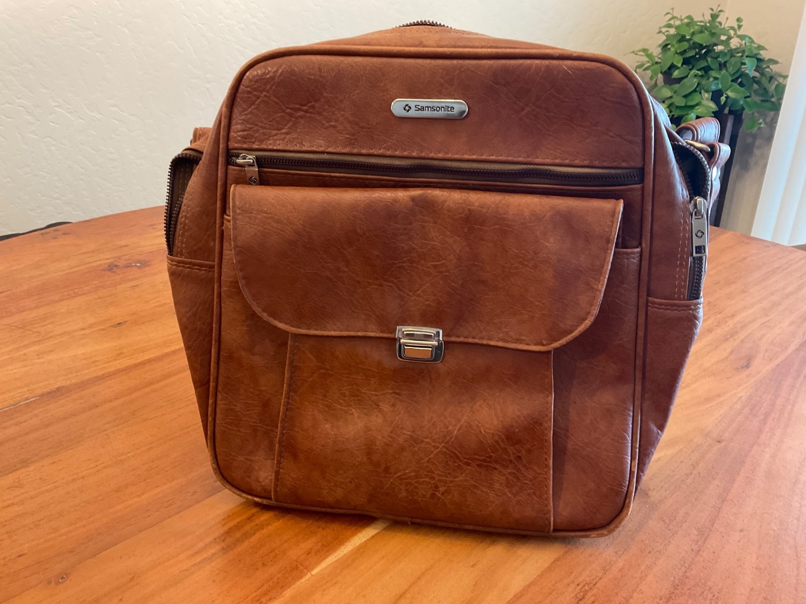 Vintage Samsonite Sonora II Shoulder Traveler Brown Bag Unisex