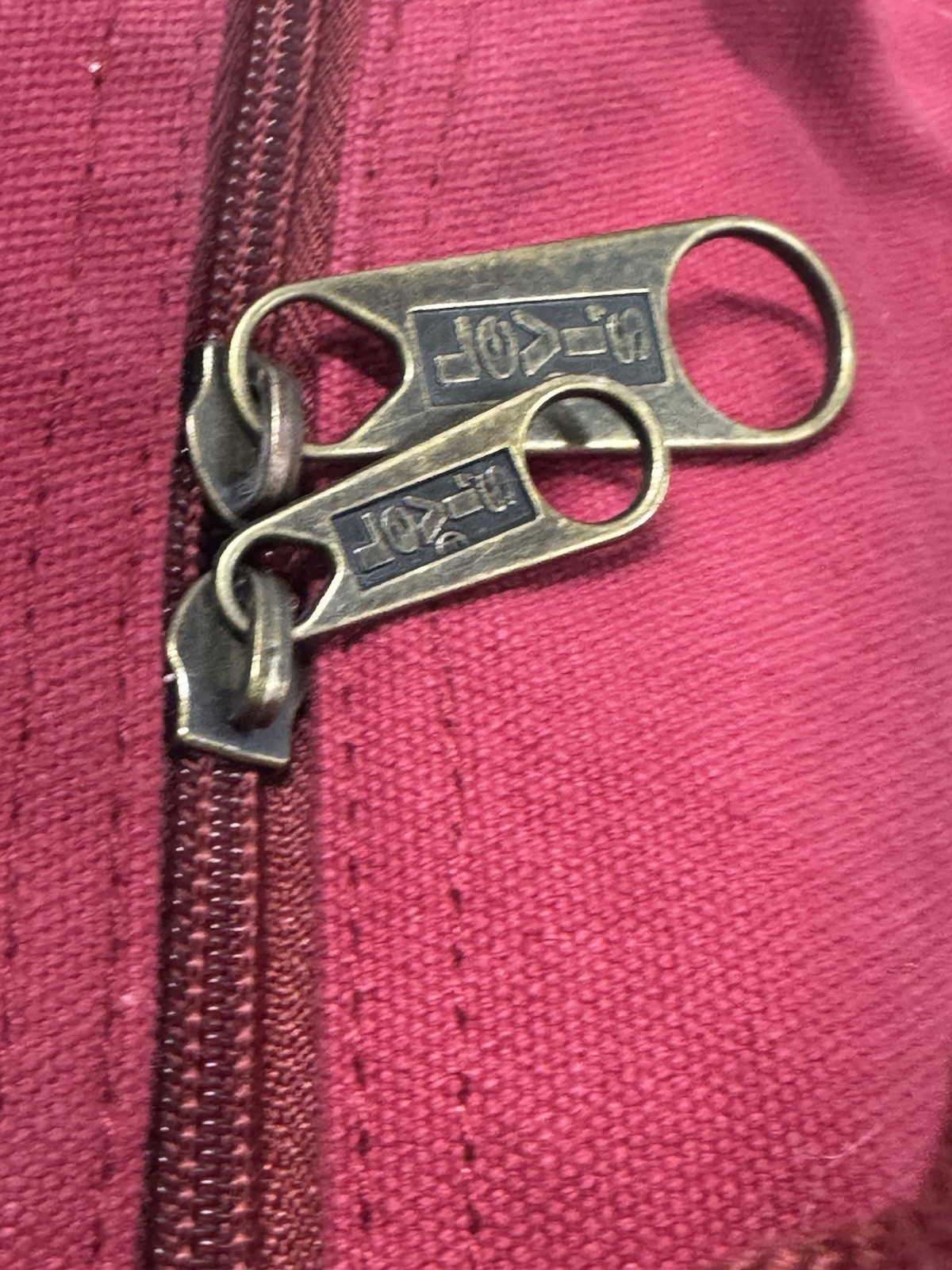 RARE Vintage Levi Strauss & Co. Red All Over Print Large Logo Rolling Luggage