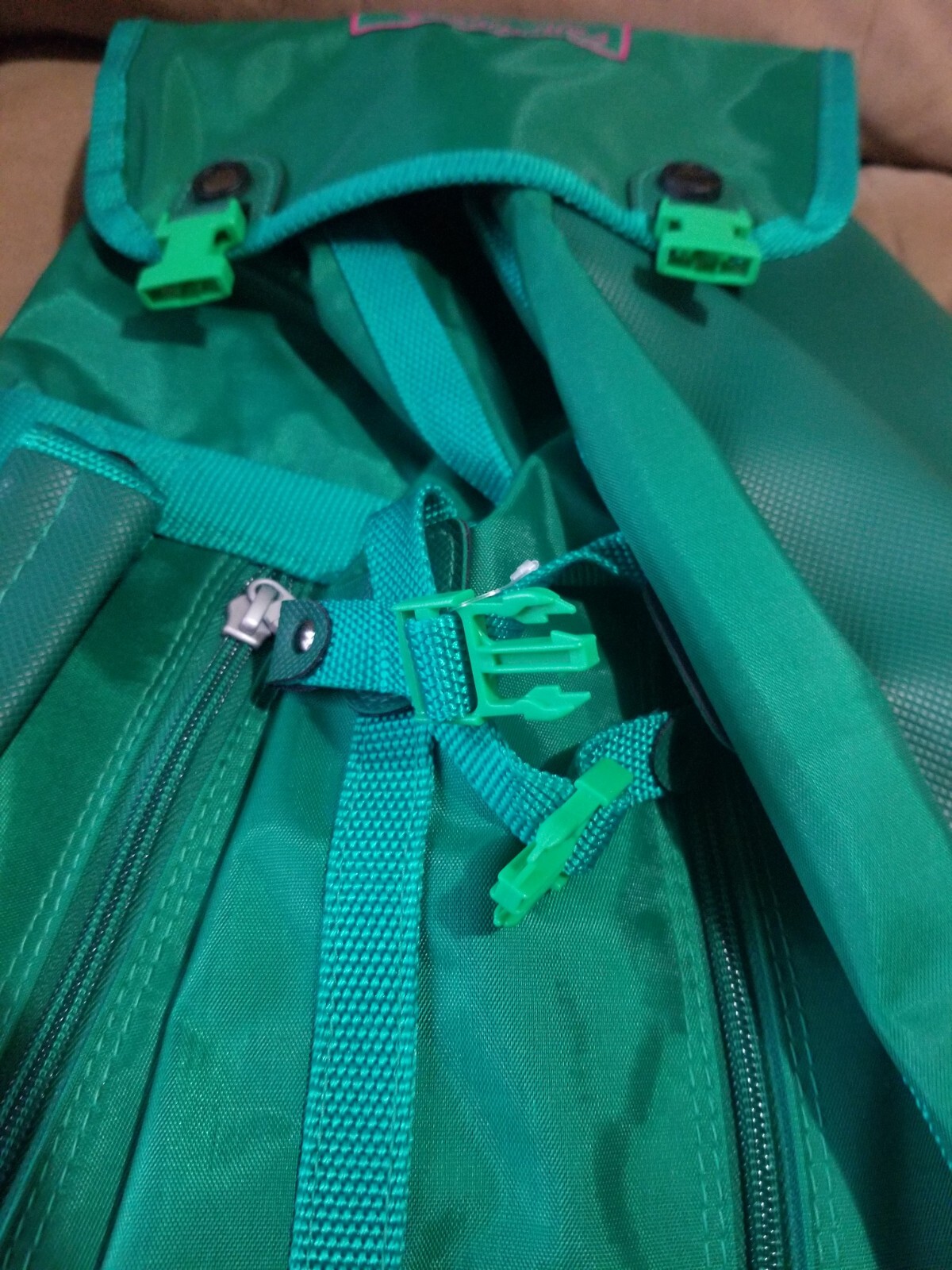 Vintage Sammies by Samsonite Green Transformer Backpack Duffel Luggage Bag