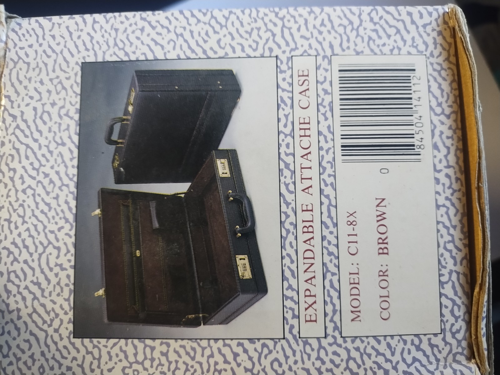 Vintage Hit Business Mates Expandable Attache Case Brown C11-8X