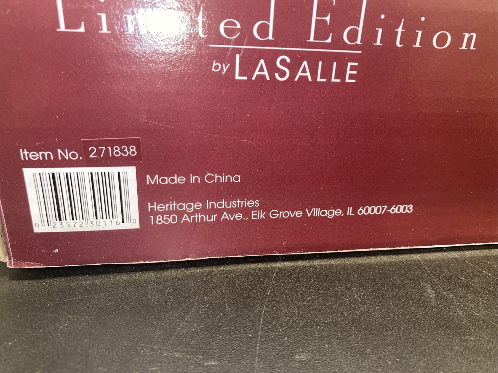 Lasalle Limited Edition Expandable Leather Attaché New