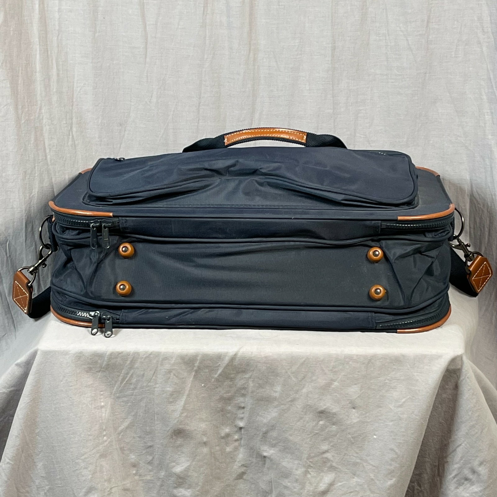 Jordache Canvas Large Carry On Shoulder Messenger Bag Travel Weekender Vintage