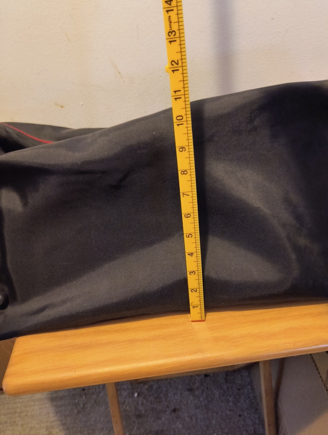 Vintage Duffle Bag Benson And Hedges Soft Luggage Lightweight Black Red Zip