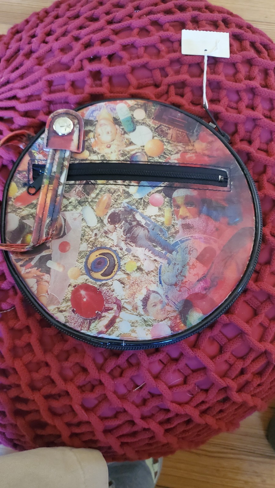 vintage Japanese expandable bag.