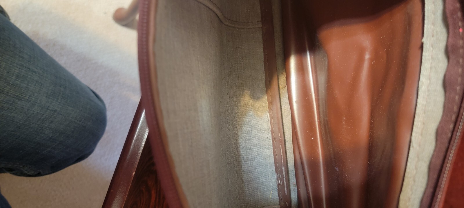 American Tourister Vintage 80’s Carry On Burgandy Bag