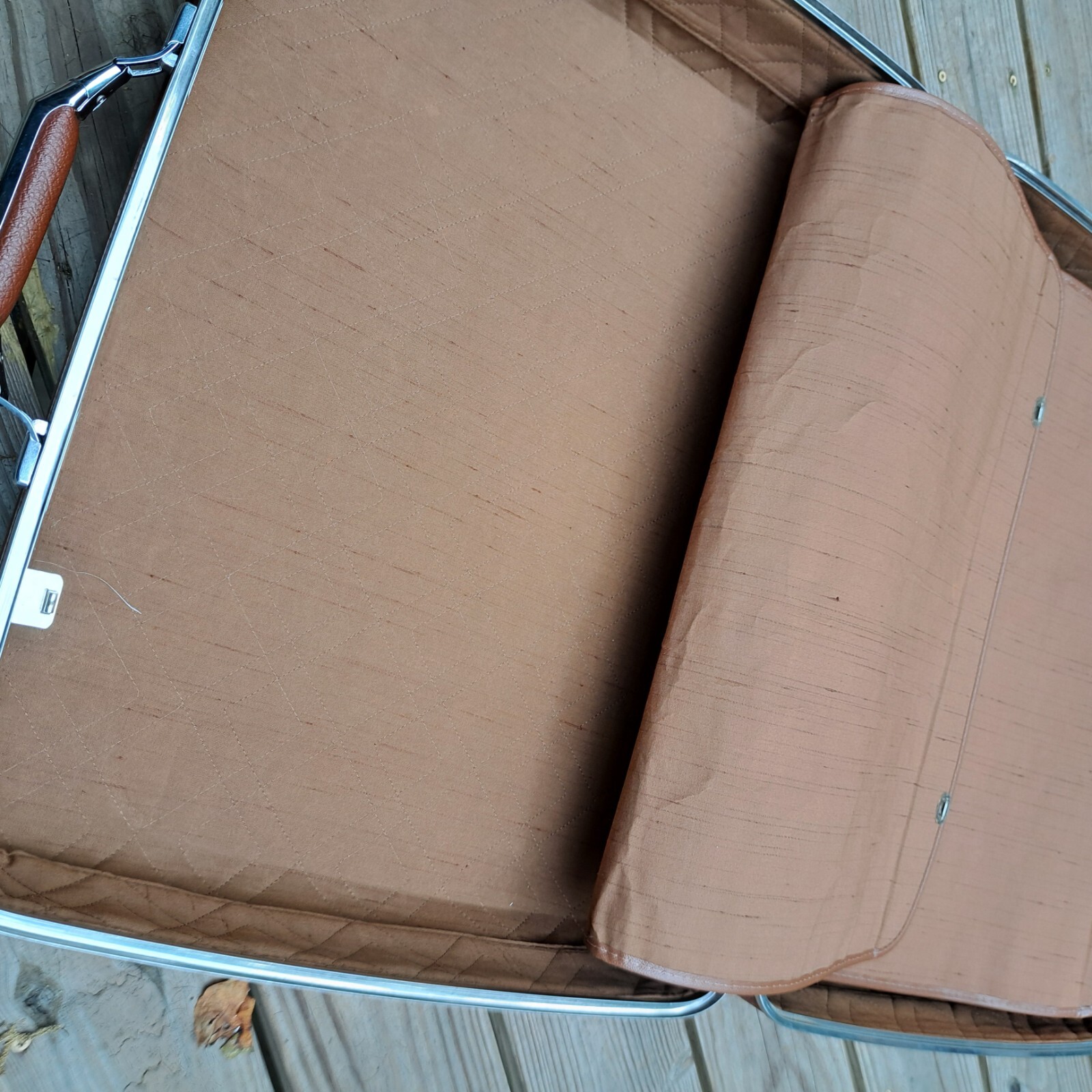 VTG American Tourister Tiara 3 pc Luggage Set Brown Suitcases & Rare Briefcase