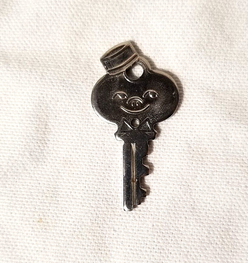 Vintage American Tourister Luggage Replacement Key Pendant Smiling Bellhop