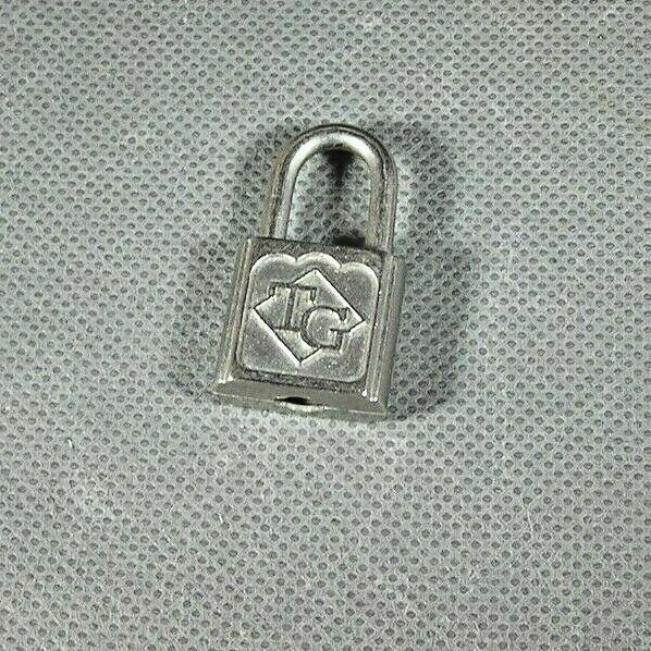 Vintage TG Luggage Lock with Three Keys