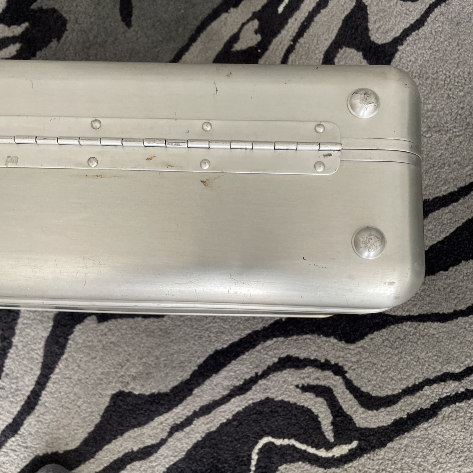 Vintage Bittco Weathermaster Aluminum Briefcase/Camera Case 18x13x6 No Foam