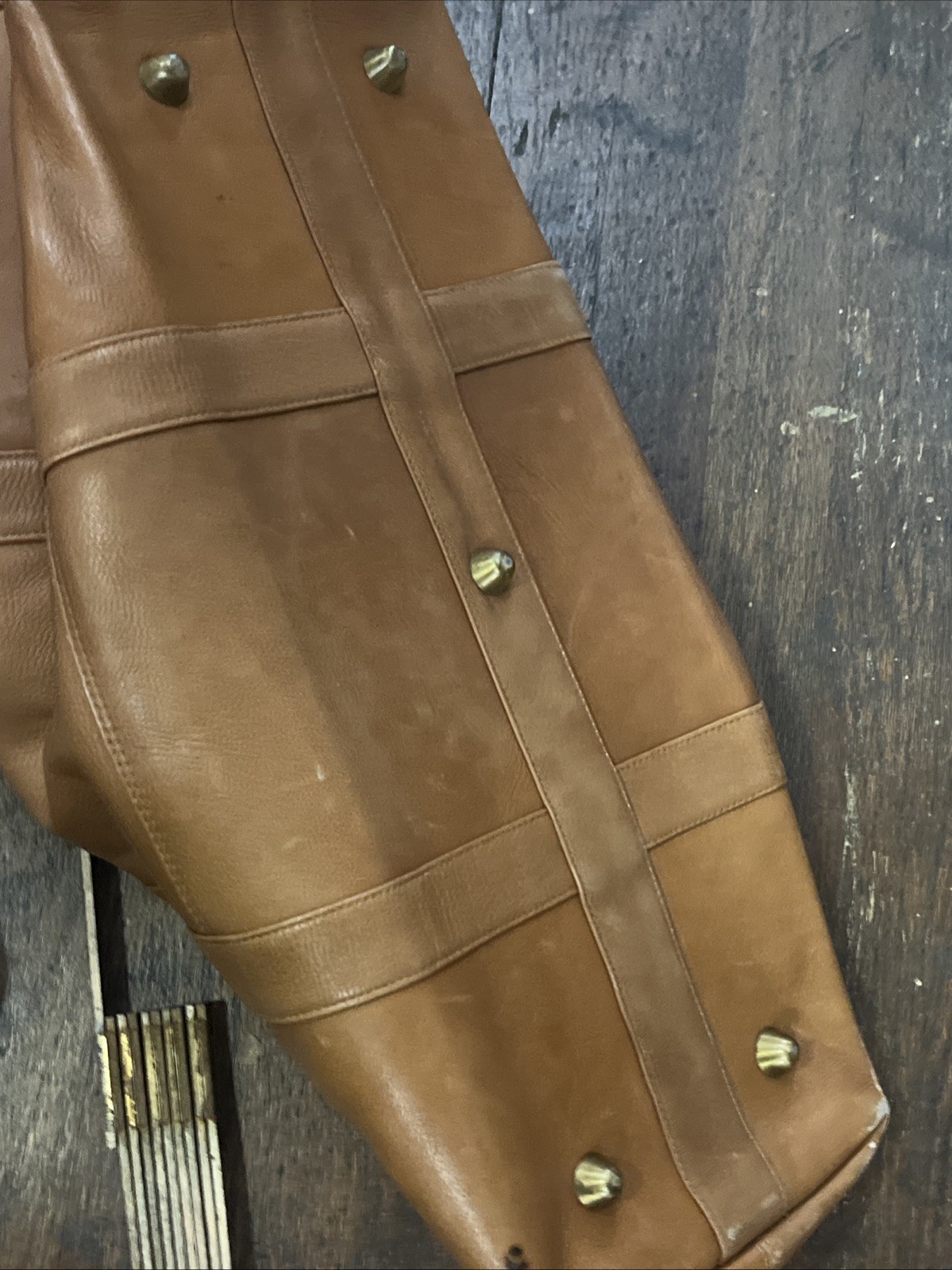 Vintage Latico Soft Leather Carry On Duffle Bag ESPN Rare Fast Shipping