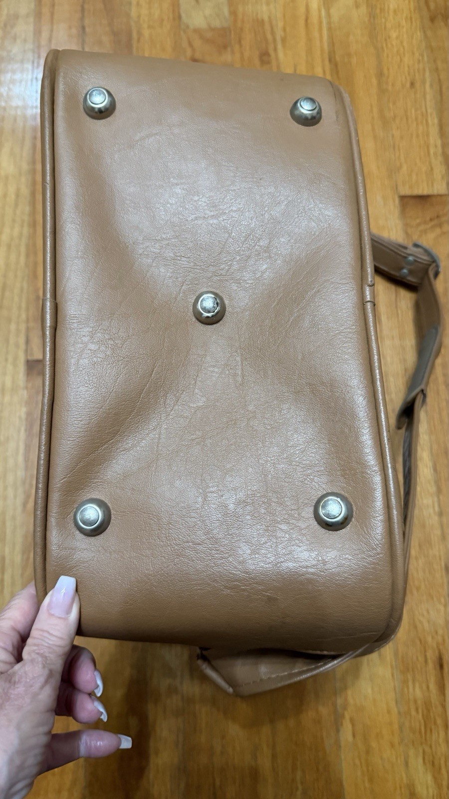 Vintage Samsonite Concord Bag Shoulder Tote Terra Cotta Brown 1970’s Or 1980s