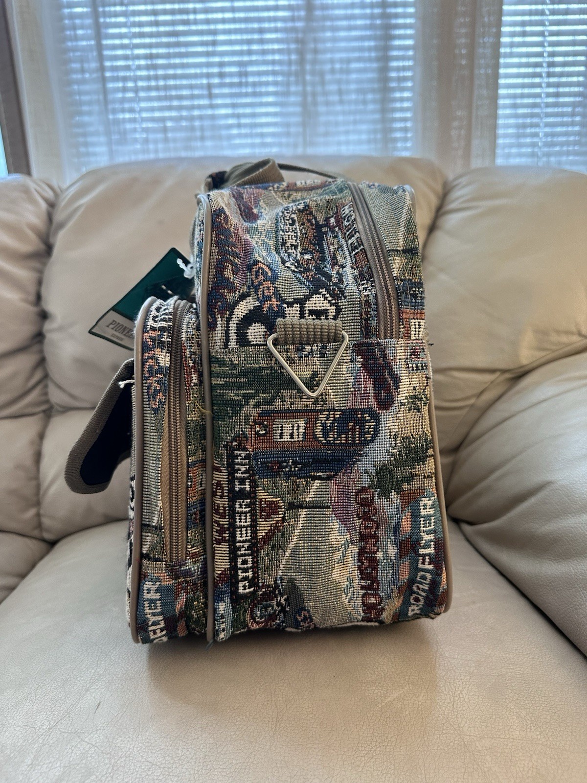 NWT Pioneer Express Don’t Route 66 Vintage Small Duffle Bag Travel Luggage New