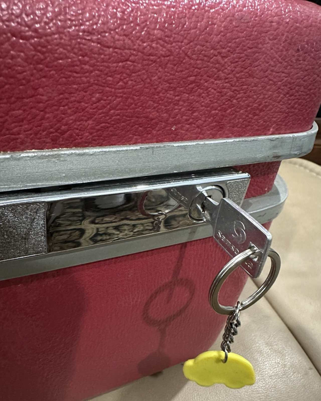Vintage SAMSONITE Royal Traveler Medalist Red