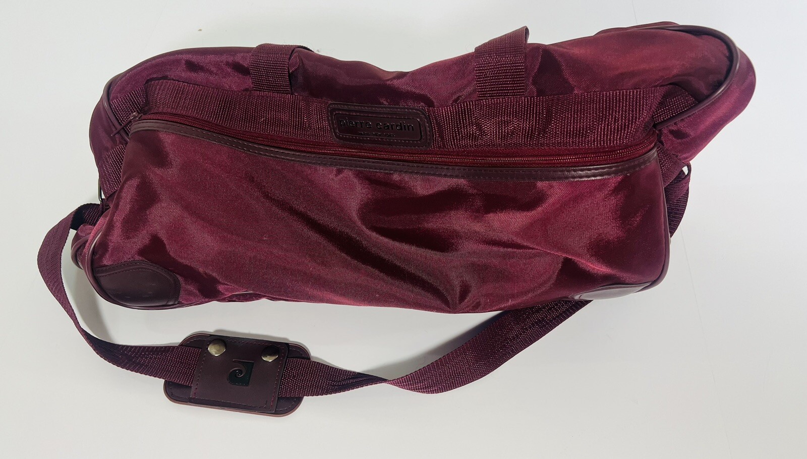 VTG Pierre Cardin Soft Sided 6 piece Luggage Set Burgundy
