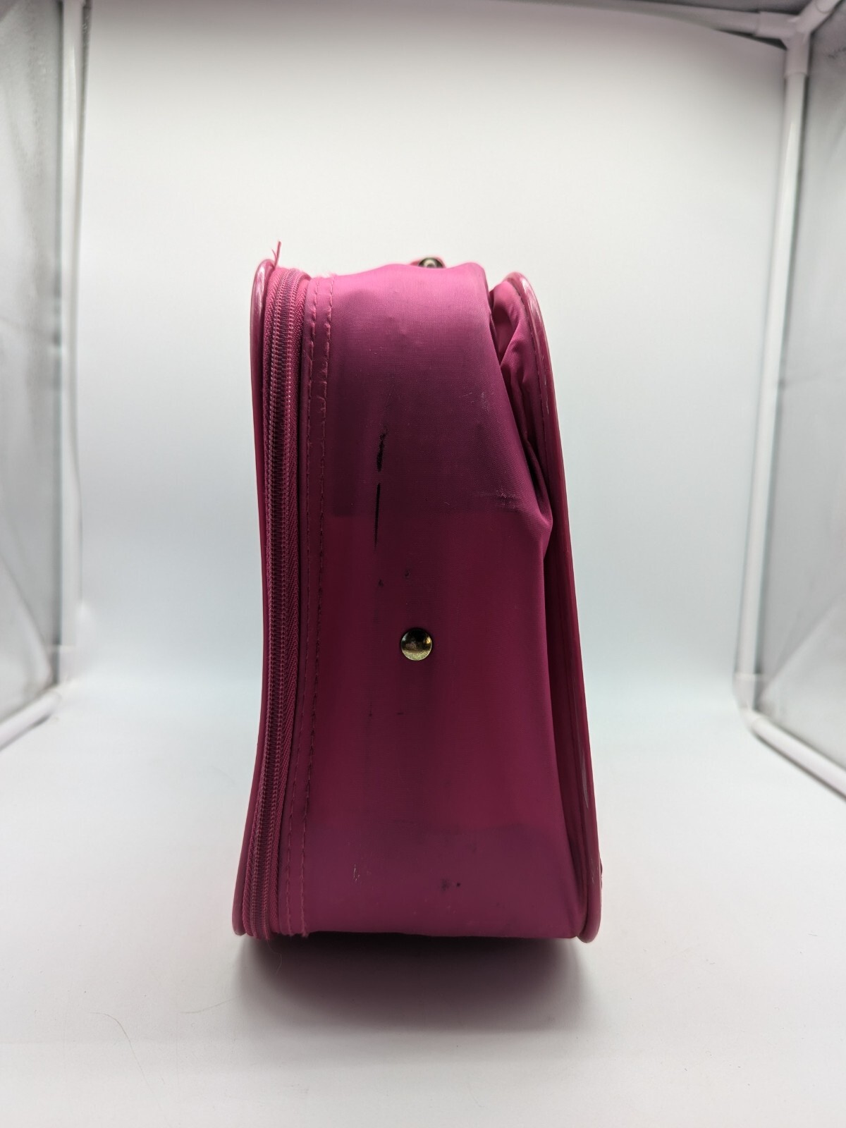 Travel Time – 1980s Vintage Child Suitcase – Carrying Case Overnight Purse Bag