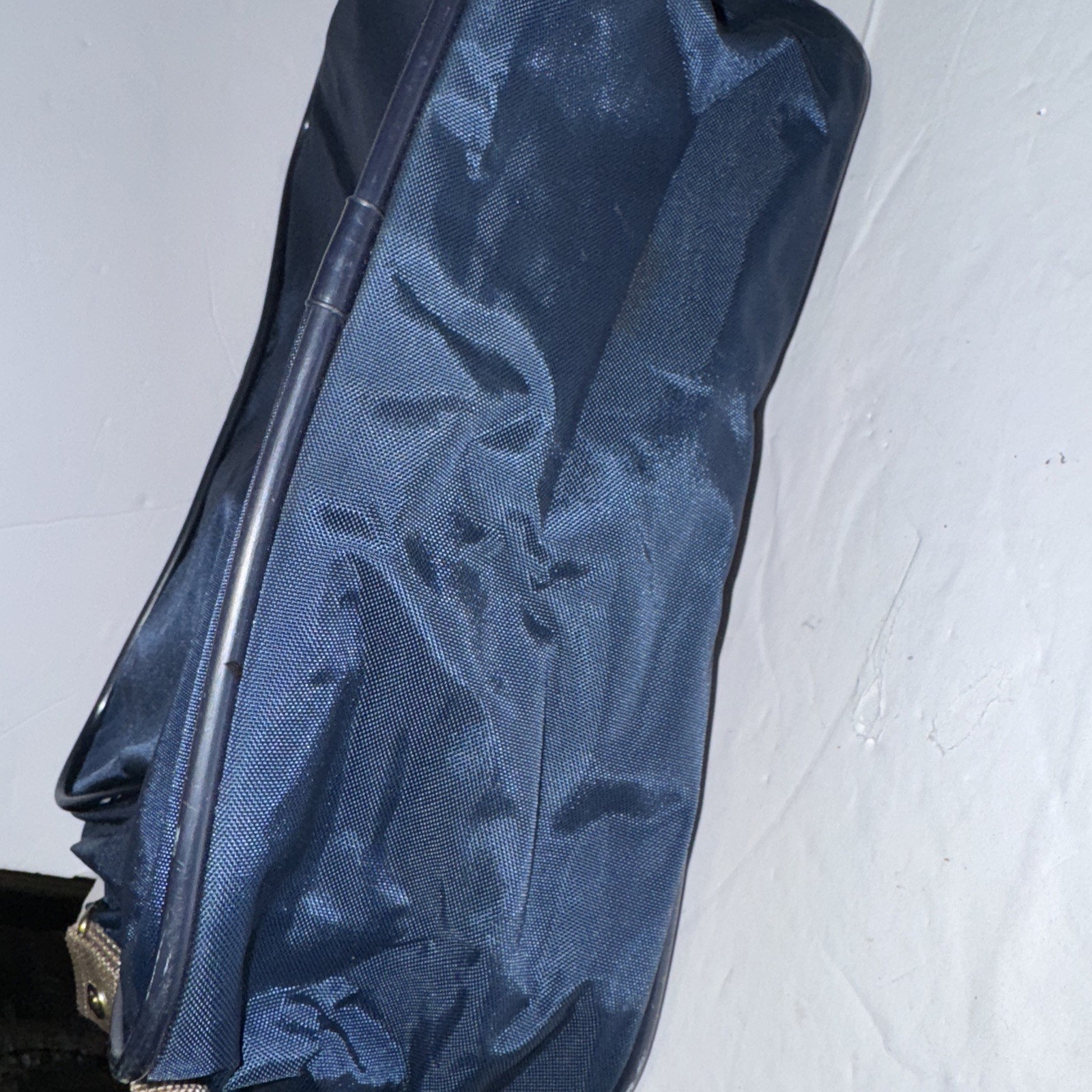 Vtg Samsonite Carrypak 78 Carry On Shoulder Messenger Bag Blue/Brown Pre Owned