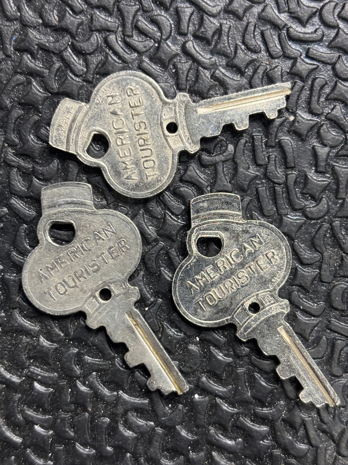 Vintage American Tourister ” Smiling Bellhop” Luggage Keys 1960’s – 1970’s