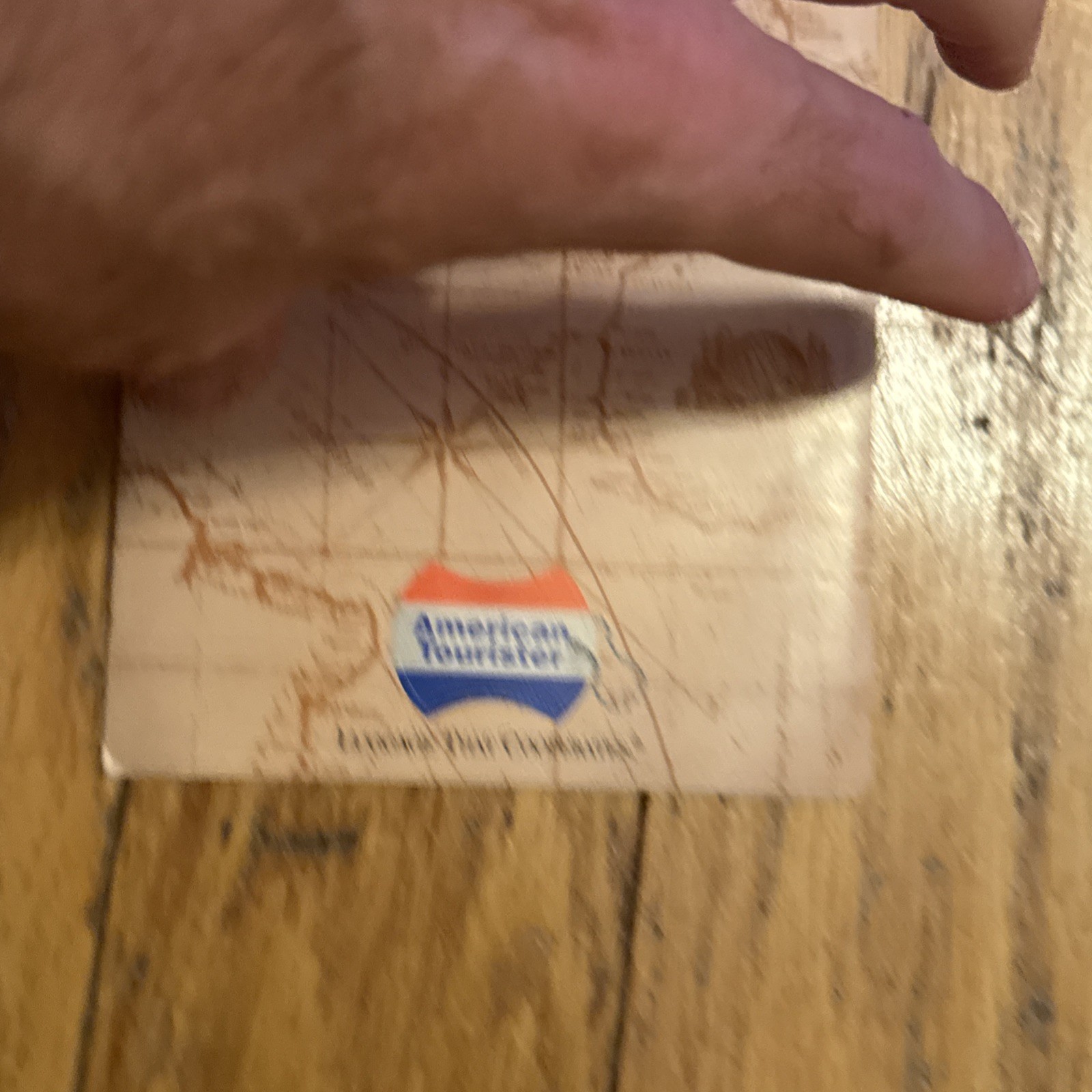 American Tourister Name Luggage Suitcase Tag 1993 Organizer III Collection Book