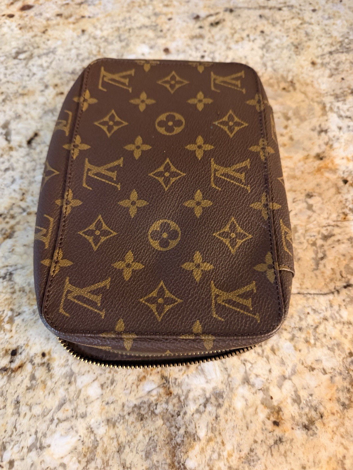 Vintage Louis Vuitton Monogram Poche Monte Carlo Travel Jewelry Case Organizer